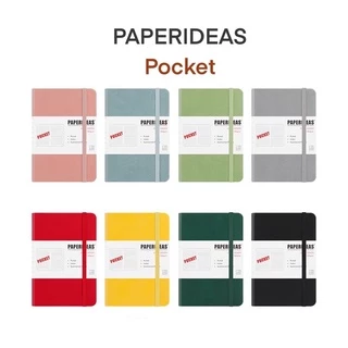 PAPERIDEAS [Pocket A6] สมุดบันทึก Dot/Blank/Ruled/Grid