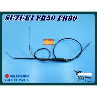 SUZUKI FR50 FR80 THROTTLE CABLE "GENUINE PARTS"   // สายคันเร่ง มอเตอร์ไซค์ ของแท้