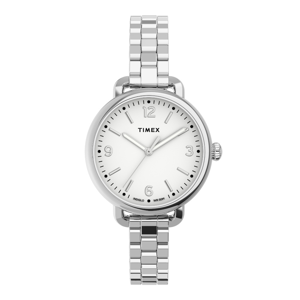 Timex TW2U60300 WOMEN'S STANDARD DEMI นาฬิกาข้อมือผู้หญิง สายสแตนเลส หน้าปัด 30 มม.
