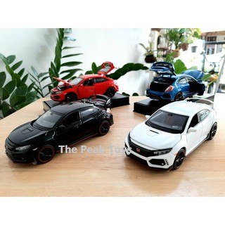 โมเดลรถ Honda Civic FK Type R สเกล 1:32 ของแท้!! MINIAUTO มีฐานโชว์ (เป็นเหล็ก, มีไฟ, มีเสียง)