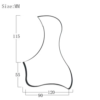 Acoustic Guitar Pickguard Bird Style Self-กาวCelluloid Pick Guard Phoenix Hummingbird สําหรับ 40" 41 "กีต้าร์พื้นบ้านสีทองสีเงิน