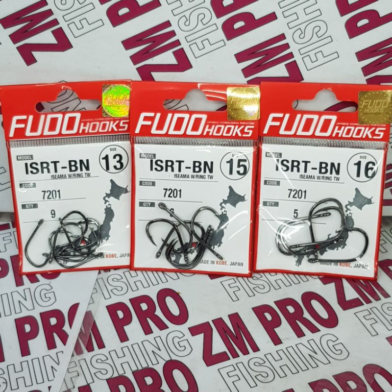 FUDO ISRT-BN ISEAMA W/RING TW FISHING HOOK