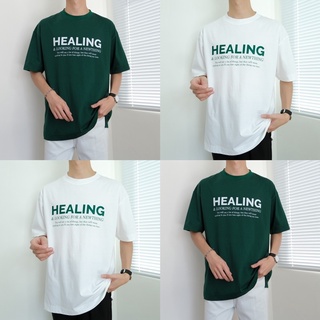 HEALING T-shirt เสื้อนืดแขนสั้นโอเวอร์ไซส์