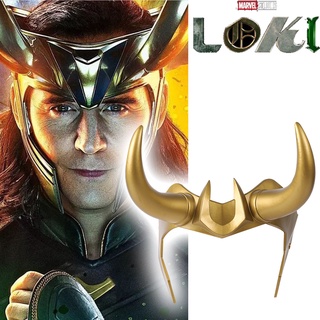 หมวกกันน็อค PVC แบบยางแข็ง ลายตัวละคร Marvel Loki คุณภาพสูง สําหรับปาร์ตี้ฮาโลวีน 2021