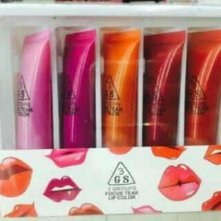 ลิปสักปาก 3GS tattoo lip (ยกแพค5สี)
#