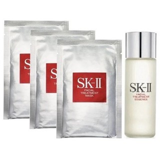 SK-II Facial Treatment Essence 30 ml. และ SK-II Facial Treatment Mask 3 แผ่น (ขนาดทดลอง)