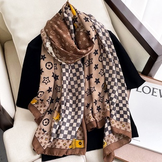 ผ้าพันคอผ้าคลุมไหล่สตรีผ้าฝ้าย KOREAN STYLE SCARF สไตล์เกาหลี ผ้าพันคอ SCARVES SHAWL