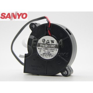 For Sanyo 109BC12GA7 -2 5015 12V 0.19A 5cm 50mm turbo centrifugal cooling fan Blower