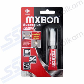 MXBON กาวร้อน กาวน้ำ (หลอดสีแดง)