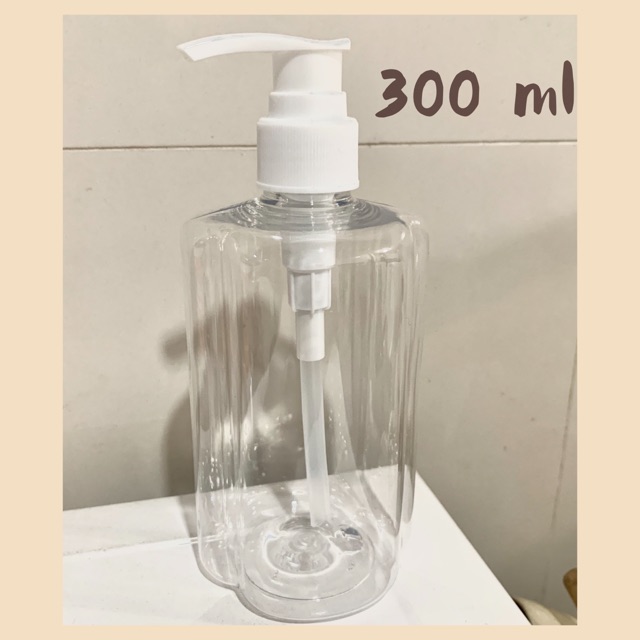 ขวดปั๊ม 300ml ขวดพลาสติก