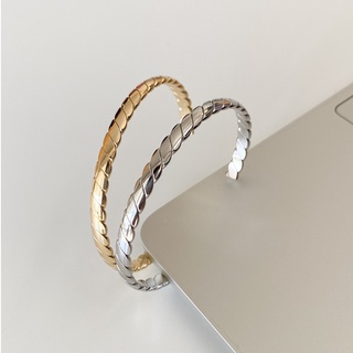 U.GO.GIRLS — Braid Bangle — กำไลข้อมือปรับขนาดได้