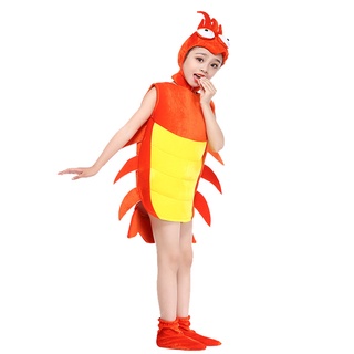 Children's Ocean Animal Costumes Orange Seahorse Octopus Starfish Crab  Halloween Dancing Dress Christmas Cross-Border Ho | Shopee Thailand