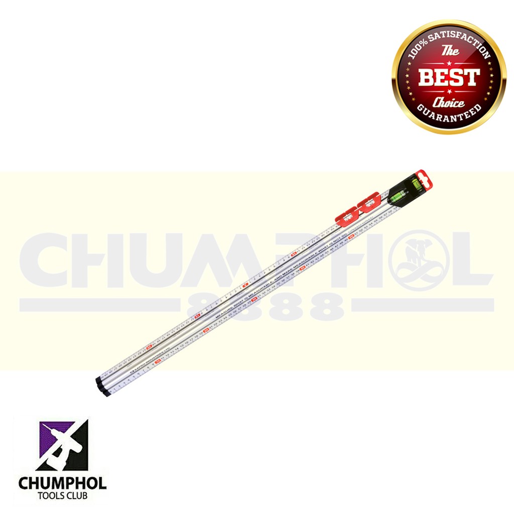 KAPRO บรรทัดอลูมิเนียมวัดระดับได้ 24" ระดับน้ำ 2 ลูกรุ่น 313