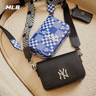 MLB NY BAGกระเป๋าสพายข้างรุ่นcheckerboardขนาดสายปรับได้ใบใหญ่พร้อมใบเล็ก