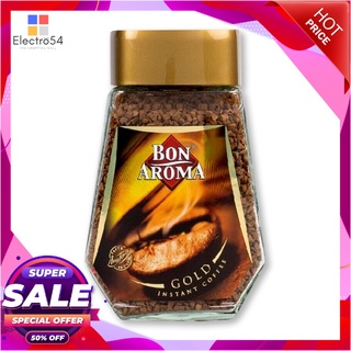 กาแฟบอน อโรมา โกลด์ 100 กรัมกาแฟและครีมเทียมBon Aroma Gold Coffee 100 g