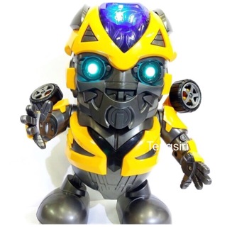หุ่นยนต์บัมเบิ้ลบีเต้น Bumblebee Dance มีเสียง มีไฟ