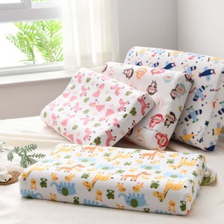 **Flash Sale** หมอนเด็ก เมมโมรี่โฟม (ปลอกถอดซักได้) Baby Memory Foam Pillow หมอน หมอนหนุน นุ่ม นอนสบาย ขนาด 40x25x7 Cm.