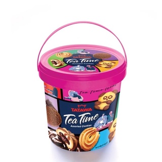 คุ้กกี้ TATAWA Tea Time Assorted Cookies (รุ่นถัง 400 กรัม)