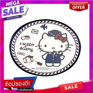 จานเมลามีนตื้น 8" SUPERWARE KITTY TRAVEL อุปกรณ์ใส่อาหาร MELAMINE FLAT PLATE 8" SUPERWARE KITTY TRAVEL