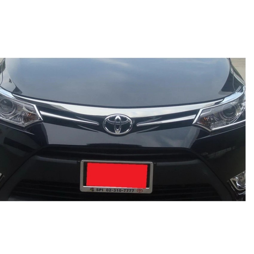 คิ้วกระจังหน้าโครเมี่ยม (Front Grill) Toyota Vios 2013 #7748