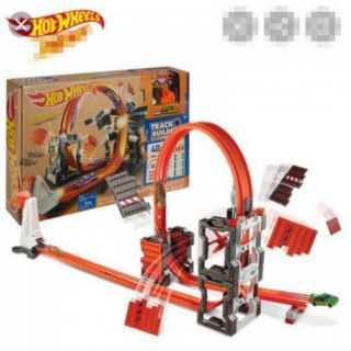 Hotwheels track​ builder​ construction crash kit