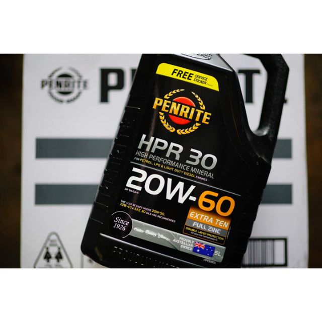 น้ำมันเครื่อง Penrite HPR30 20W60