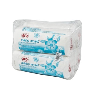 เอโร่ สำลีม้วน 170 กรัม (4 ห่อ) Aro Cotton Roll 170 g. (4 packs)