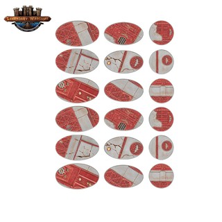 [GW-พร้อมส่ง]Warhammer :40K: Sector Imperialis 60mm Round 75mm Oval 90mm Oval Bases โมเดลเกมสนามจำลอง