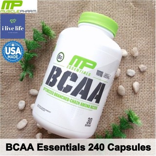 บีซีเอเอ BCAA Essentials 240 Capsules - MusclePharm