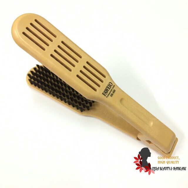 TAIWAN FAWEIO HAIR STRAIGHTENING BRUSH SM-680 (แปรง 2 ด้าน)