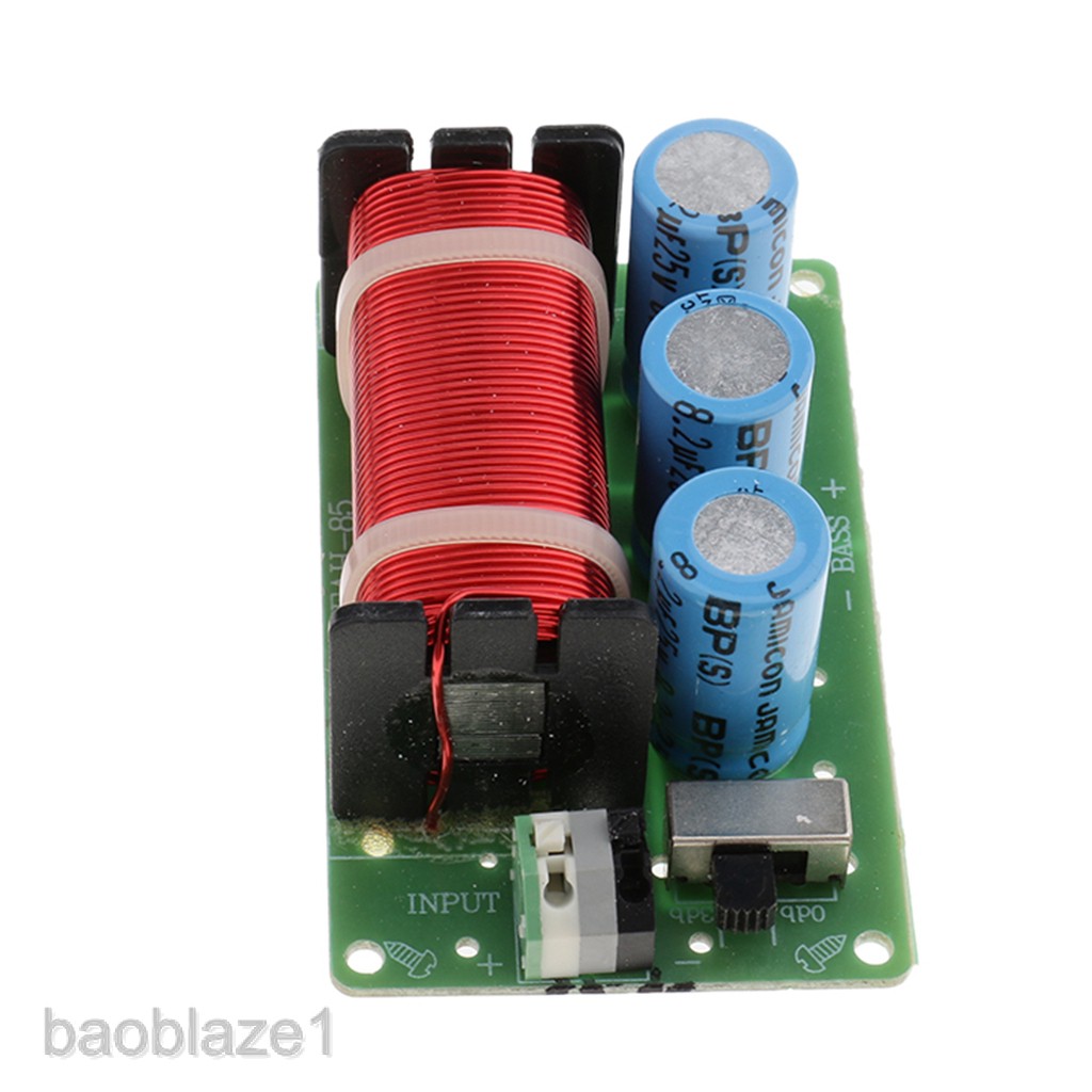 WEAH-85 Bass Frequency Divider Speaker Audio Crossover Filters Board DIY Double Inductors Durable 85 X 55mm Filter Module 