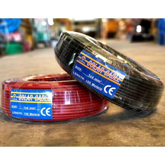 สายไฟโซล่าเซลล์ Solar cable PV 1 4mm – โปรปัง