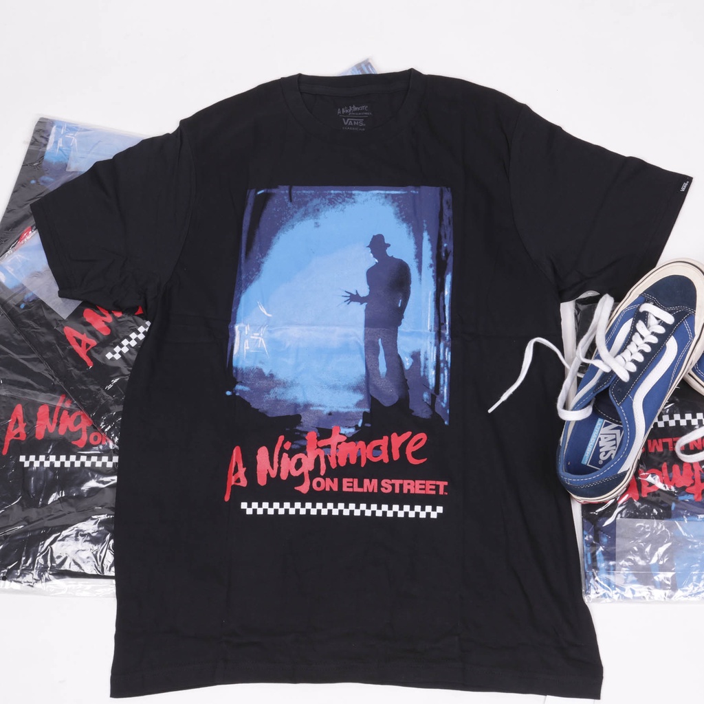 Vans OTW เสื้อยืดลําลอง แขนสั้น คอกลม พิมพ์ลาย vans nightmare นําเข้า