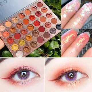 สินค้าของแท้ DIKALU COCO VENUS พาเลทอายแชโดว์ 35สี เนื้อดินน้ำมัน สีสวย ติดทน กันน้ำ (ราคาส่ง) eyeshadow