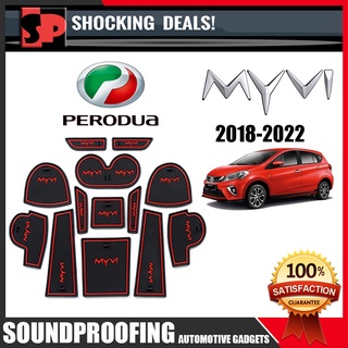 Perodua Myvi 2018-2023 แผ่นรองช่องภายในรถยนต์