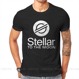 [S-5XL]【】เสื้อยืดลําลอง แขนสั้น พิมพ์ลาย Stellar Crypto Xlm เข้ากับทุกการแต่งกาย สไตล์คลาสสิก สําหรับผู้ชาย 549127