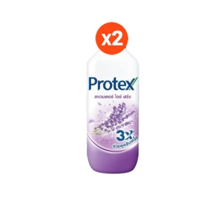 Protex โพรเทคส์ แป้งเย็น ลาเวนเดอร์ ไอซ์ ฟรีซ 450 มล รวม 2 ขวด พร้อมกลิ่นหอมจากลาเวนเดอร์:450 มล 280 มล x 2 ขวด