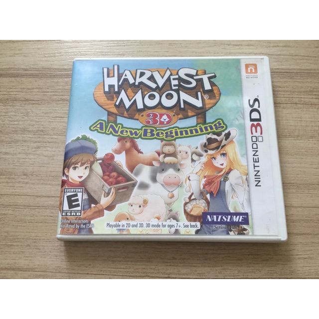 แผ่นเกมส์ 3DS harvest moon มือสอง