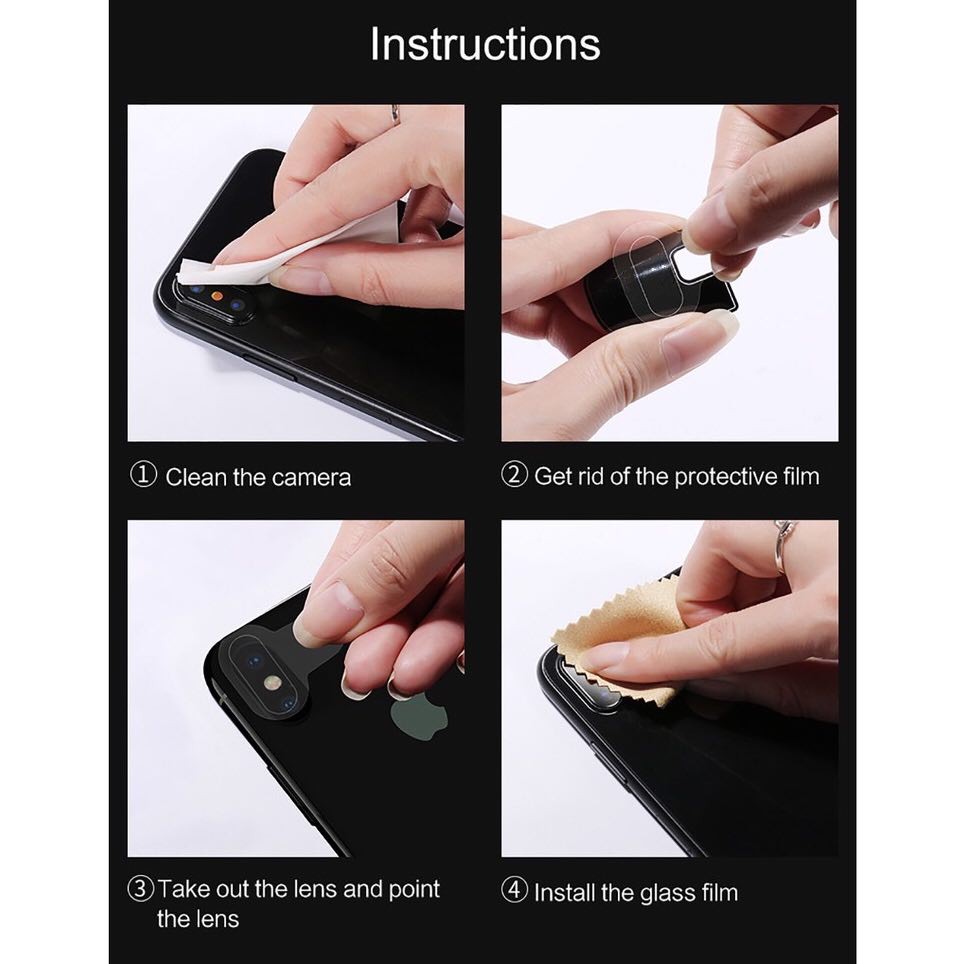 ฟิล์มกระจกนุ่ม Camera กล้องหลัง For VIVO Y12 Y15 Y17 Y19 Y20 Y20s Y21 Y30 Y50 Y72 V17 V17Pro V19 V21 S1 S1Pro Lens glass - รูปที่ 5