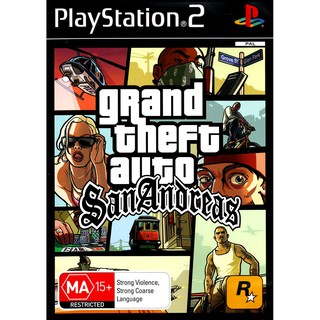 แผ่น PS2 GTA Grand theft auto san andreas