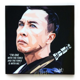 Chirrut Imwe เชอรุต อิมเว่ นักบวชแห่งดาวเจดาห์ Rogue One Star Wars สตาร์วอร์ส รูปภาพ​ติด​ผนัง​ pop art แต่งบ้าน ของขวัญ