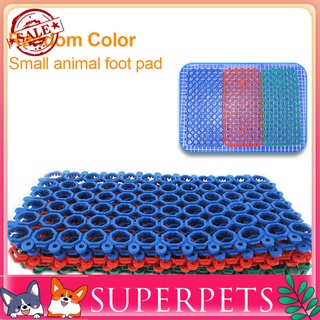 &lt;Superpets&gt; แผ่นตาข่ายรองพื้นกันลื่นขนาดเล็กสําหรับกรงหนูแฮมสเตอร์กระต่าย