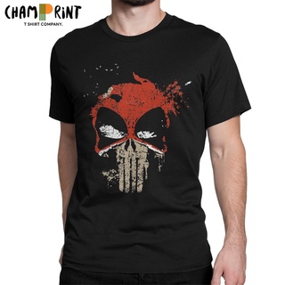 ถูกสุดๆมาใหม่ เสื้อยืดคอกลม ผ้าฝ้าย 100% พิมพ์ลายการ์ตูน Punishment By Chimichanga Racerback Deadpool สําหรับผู้ชาย