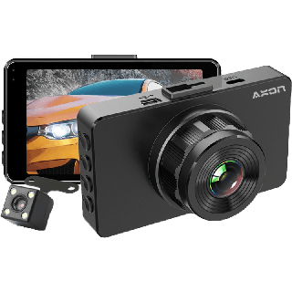 [กล้อง+เมม32กิ๊ก] AXON STRIKE กล้องติดรถยนต์ 2 กล้องหน้า-หลัง ชัด Full HD แท้ มี Parking Mode WDR จอ 3 นิ้ว ประกัน 2 ปี