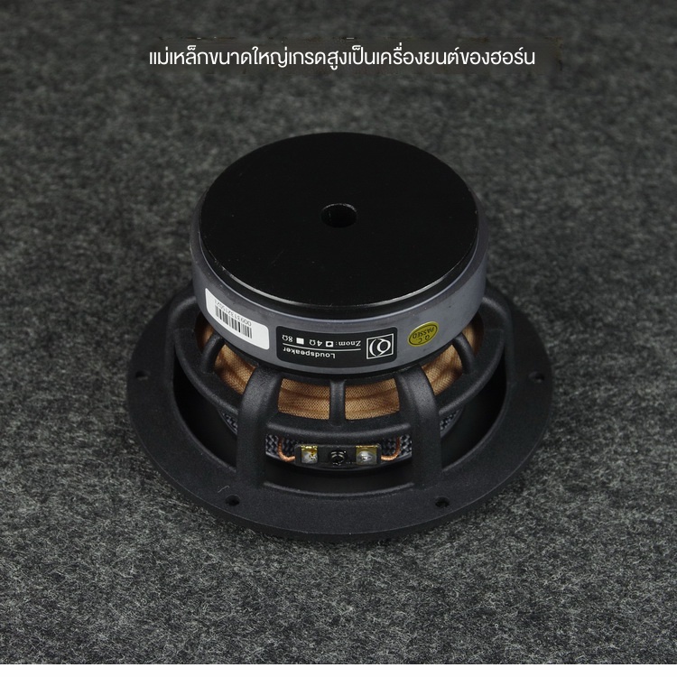 ดอกลำโพง5.25 นิ้ว 4Ω 100W HiFi ลำโพง ดอกซับ bass subwoofer hk กรวยไฟเบอร์กลาส ความถี่ต่ำ และทรงพลัง - รูปที่ 4