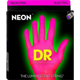 สายกีตาร์ไฟฟ้า DR Neon Pink K3 Coated Electric Guitar Strings