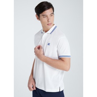 เสื้อโปโลแขนสั้นผู้ชาย Maximo Dente คอปก ลายริ้ว คลาสสิค สไตล์ยุโรป สำหรับผู้ใหญ่ รุ่น S-02