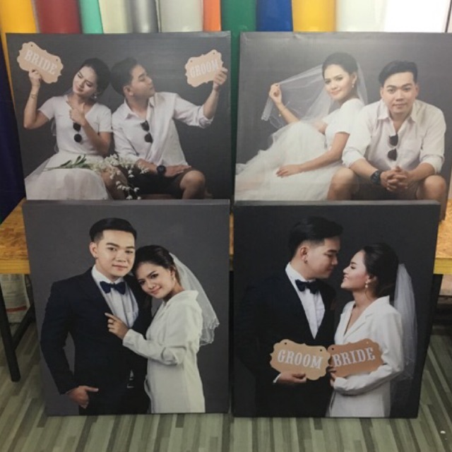 ภาพกรอบผ้าแคนวาส ภาพกรอบผ้าไวนิล ของขวัญสุดพิเศษให้คนที่คุณรัก ภาพพิมพ์กันน้ำ 100%