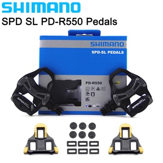 Shimano บันไดจักรยาน SPD-SL PD-R550 ระบบ SPD-SL รวมคลีท SH11