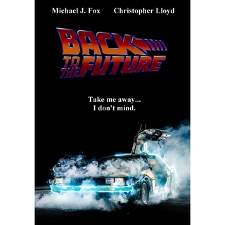 โปสเตอร์หนัง Back to the Future เจาะเวลาหาอดีต Movie Poster ภาพติดผนัง ตกแต่งบ้าน รูปติดห้อง ของสะสม ร้านคนไทย